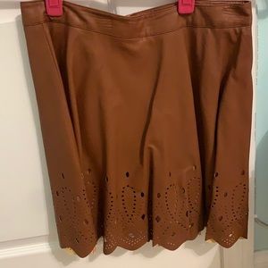 Leather skirt